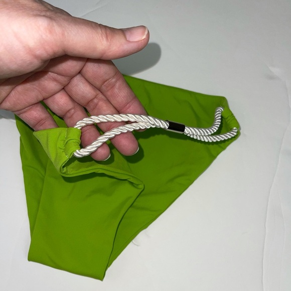 KORAL Swim Bikini Rope Bottoms Lime Green M - Picture 4 of 7